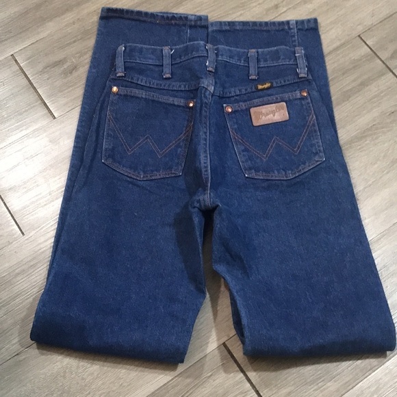 Wrangler VTG Cowboy Cut Medium Wash Jeans size 5x36 - Picture 2 of 11